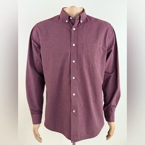 Tommy Hilfiger Classic Fit, Men's Long Sleeve Button Down Shirt, Size M
